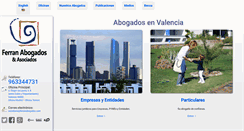 Desktop Screenshot of ferranabogados.com